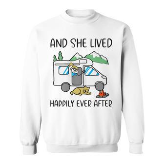 And She Lived Happily Ever After Sweatshirt | Favorety CA