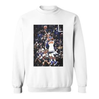 Andrew Wiggins Posterized Karl-Anthony Towns Basketball Lovers Gift Sweatshirt | Mazezy