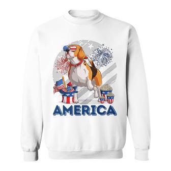 Beagle American Flag Sunglasses 708 Shirt Sweatshirt | Favorety AU