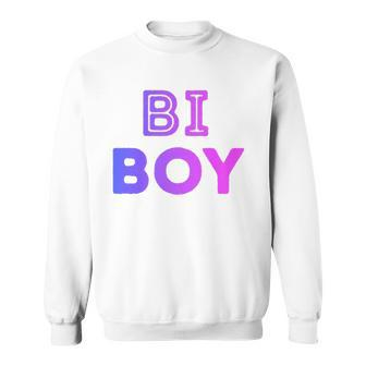 Bi Boy Lgbt Equality Bisexual Flag Colors Bi Pride Humor Sweatshirt - Thegiftio UK