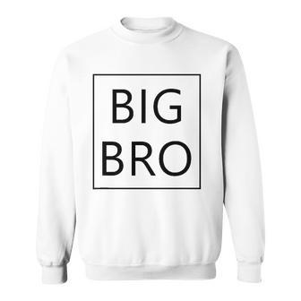 Big Bro Brother Announcement Gifts Dada Mama Family Matching Sweatshirt | Mazezy
