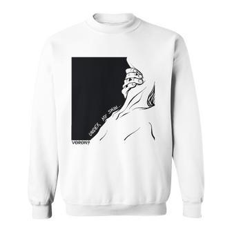 Black And White Art Trending Style Under My Skin Sweatshirt | Mazezy