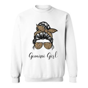 Born In May 21 To June 20 Birthday Gemini Girl Sweatshirt - Seseable