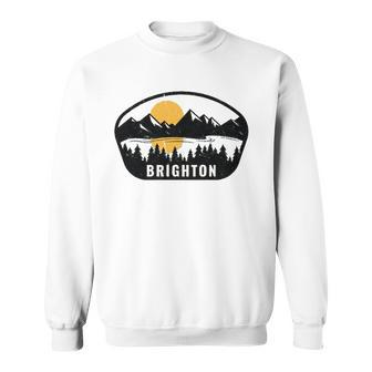Brighton Utah Ut Vacation Souvenir Sweatshirt | Mazezy