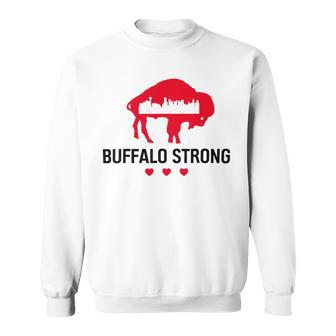 Buffalo Strong Pray For Buffalo Buffalo Strong Sweatshirt | Favorety