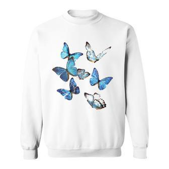 Butterfly Lover Lepidoptera Entomology Butterfly Sweatshirt | Mazezy