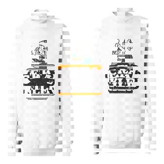 Cereal Killer Food Pun Humor Costume Funny Halloween Gifts V2 Sweatshirt - Thegiftio UK