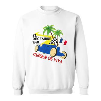 Cirque De Viva Vintage French Motorsports Auto Racing Race Sweatshirt - Thegiftio UK