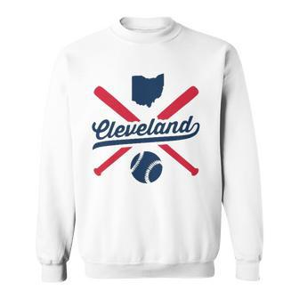 Cleveland Baseball Vintage Ohio Pride Love City Sweatshirt | Mazezy