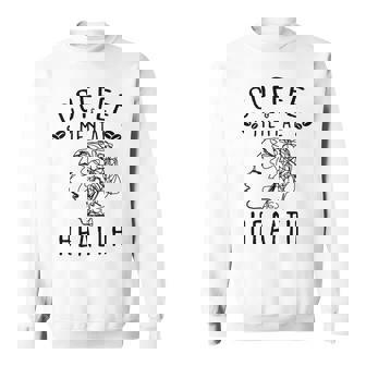 Coffee And Mental Health Sweatshirt - Monsterry