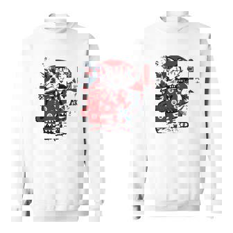 Cool Yakuza Cat Japanese Samurai Cat Ninja Cat Japan Neko Sweatshirt - Thegiftio