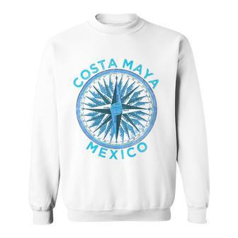 Costa Maya Design Vintage Costa Maya Compass Rose Sweatshirt | Mazezy