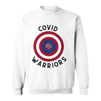 Covid Warriors Healthcare And Essential Worker Sweatshirt - Thegiftio UK