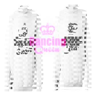 Dancing Queen With Crown Seventies Workout Dancer Sweatshirt - Thegiftio