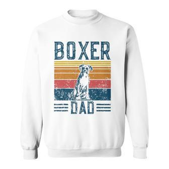 Dog Boxer Dad - Vintage Boxer Dad Sweatshirt | Mazezy