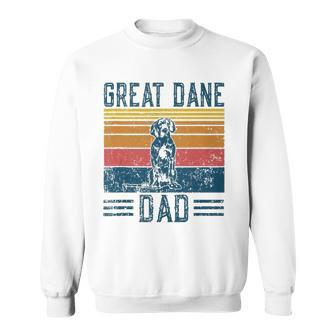Dog Dad - Vintage Great Dane Dad Sweatshirt | Mazezy