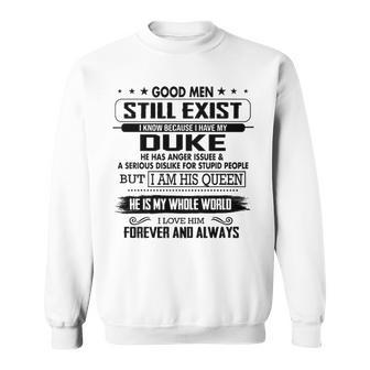 Duke Name Gift I Know Because I Have My Duke Sweatshirt - Seseable