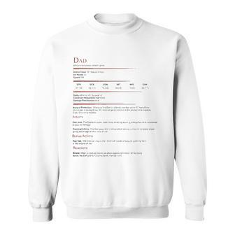 Dungeons And Rpg Dragons Dad Stat Fathers Day Sweatshirt | Mazezy