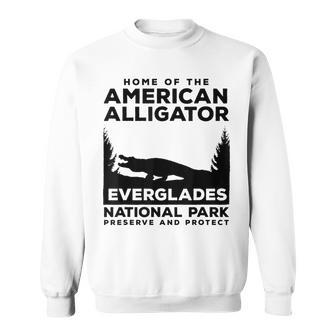 Everglades National Park Alligator Camping Sweatshirt - Thegiftio UK