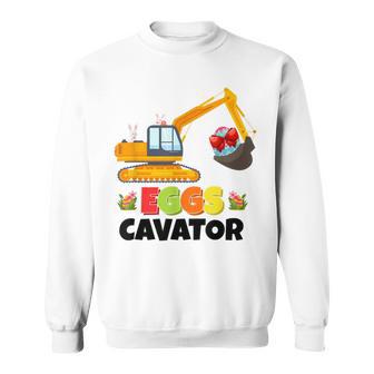 Excavator Shirts For Toddler Boys Girls Easter Eggs Cavator Sweatshirt | Favorety CA