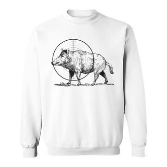 Ferel Pig Boar Hunting Wild Javelina Sweatshirt - Thegiftio UK