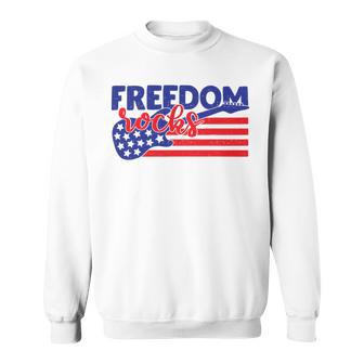 Freedom Rocks Musician Guitarist 721 Shirt Sweatshirt | Favorety UK