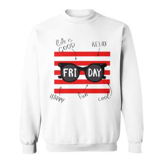 Friday With Slogans Sweatshirt | Favorety AU