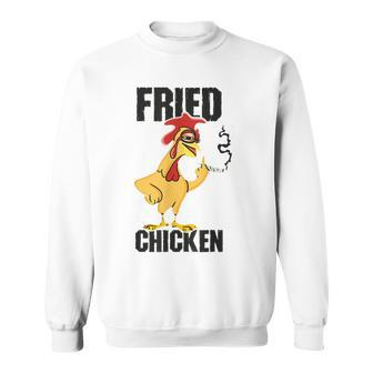 Fried Chicken Drumstick Nuggets Wings Breadcrumbs V2 Sweatshirt - Seseable