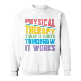 Funny Pt Therapist Pta Physiotherapy Physical Therapy Sweatshirt - Seseable