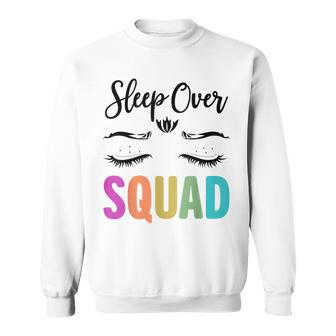 Funny Sleepover Squad Pajama Great For Slumber Party V2 Sweatshirt - Seseable