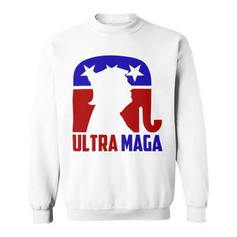 Funny Ultra Maga Gift For Americans Trump Biden Lover Sweatshirt | Favorety DE