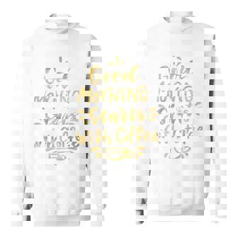 Funny Unique & Trendy Coffee Lover Gift Sweatshirt - Thegiftio