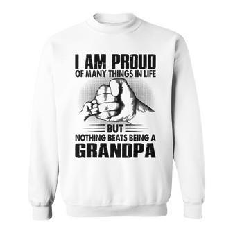 Grandpa Gift Nothing Beats Being A Grandpa Sweatshirt - Seseable