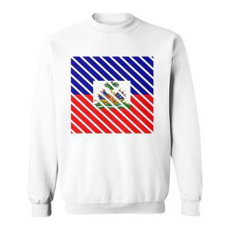 Haitian Flag Pride Haiti Vacation Gift Sweatshirt | Mazezy