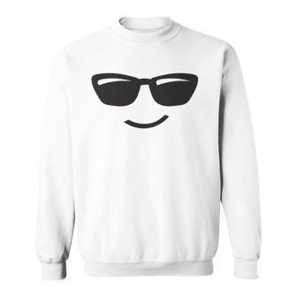 Halloween Costume Sunglasses Emoticon Face Group Tee Sweatshirt | Mazezy