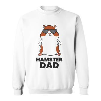 Hamster Dad Funny Hamster Papa Sweatshirt | Mazezy