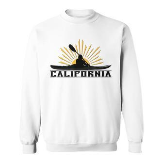 I Love Kayaking California Kayak Souvenir Sweatshirt - Thegiftio UK