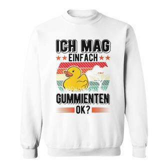 Ich Mag Einfach Gummienten Badeente Sweatshirt | Favorety DE