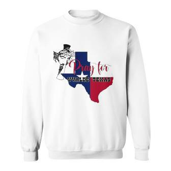 Jesus Pray For Uvalde Texas Protect Texas Not Gun Christian Cross Sweatshirt | Mazezy
