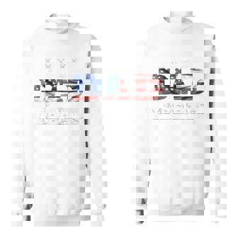 Just A Regular Dad Trying Not To Raise Liberals 4Th Of July Sweatshirt - Seseable