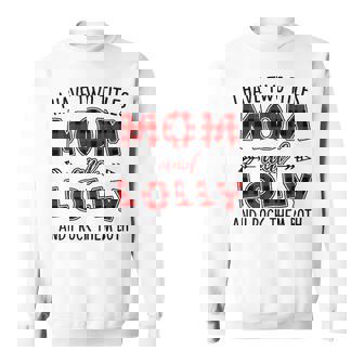 Lolly Grandma Gift I Have Two Titles Mom And Lolly Sweatshirt - Seseable