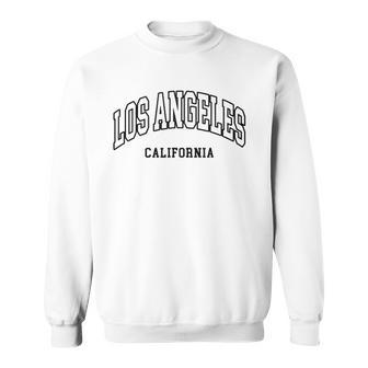 Los Angeles California Throwback Design Classic Sweatshirt | Mazezy
