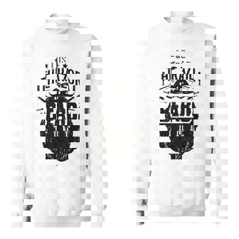 Lose The Razor Funny Beard Tattoo Men Sweatshirt - Thegiftio