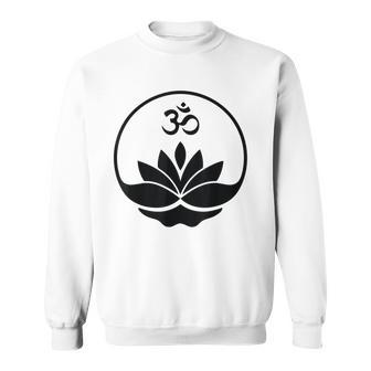 Lotus Flower Om Yoga V3 Sweatshirt - Seseable