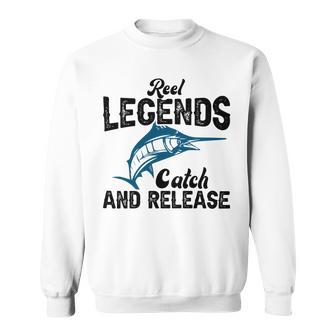 Loving Fish Reel Legends Catch And Release Sweatshirt | Favorety CA