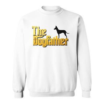 Manchester Terrier Gifts - The Dogfather Gift Sweatshirt | Mazezy