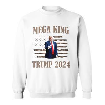 Mega King Mega King Trump 2024 Donald Trump Sweatshirt | Mazezy