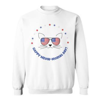 Memorial Day Cat Meowmorial Day V2 Sweatshirt | Favorety CA