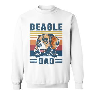 Mens Beagle Dad Father Retro Beagle Gifts Dog Dad Sweatshirt | Mazezy DE