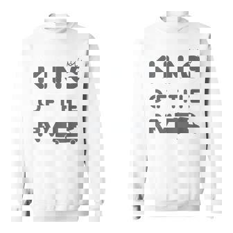 Mens King Of The Rv T Funny Camping Camper Vacation Gift Sweatshirt - Thegiftio